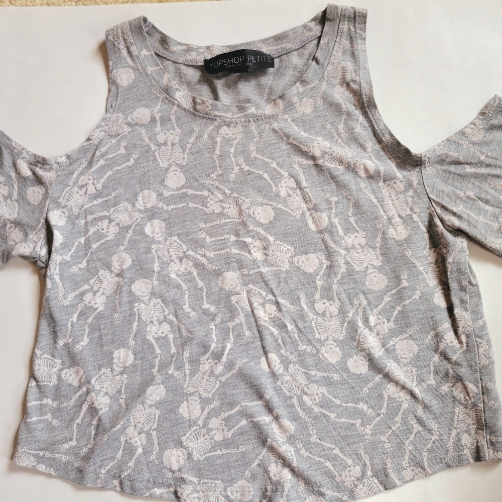 COPY - Skeleton cold shoulder crop - Picture 5 of 5
